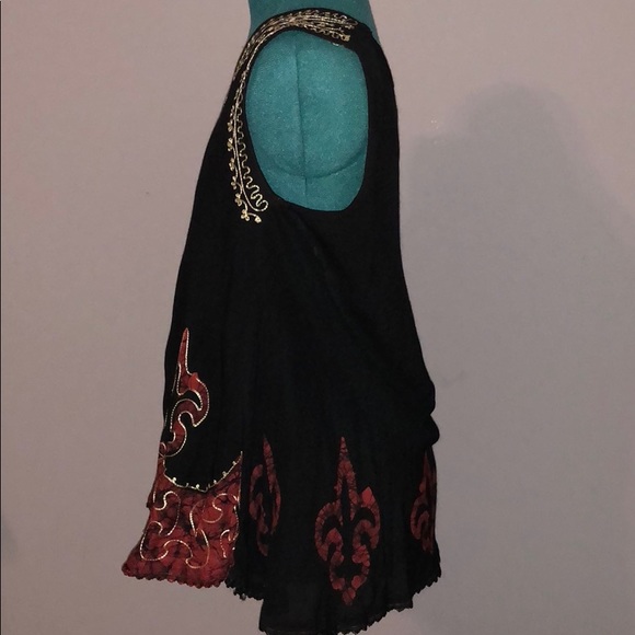 Beach Crew flowy tank/swim coverup - Picture 3 of 6